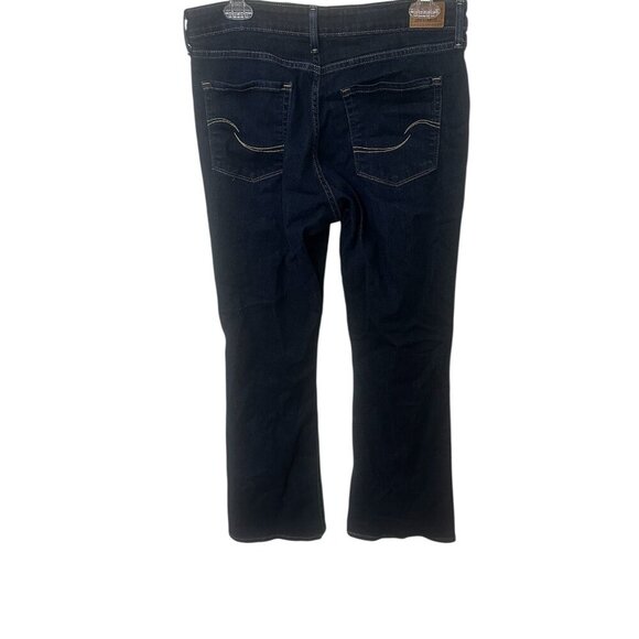 Levi Strauss Signature Women's 8 Modern Bootcut Jeans Dark Blue Wash - Picture 3 of 10